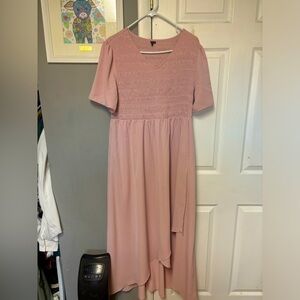 I wore this dress for a bridesmaid dress super cute but haven’t worn since.